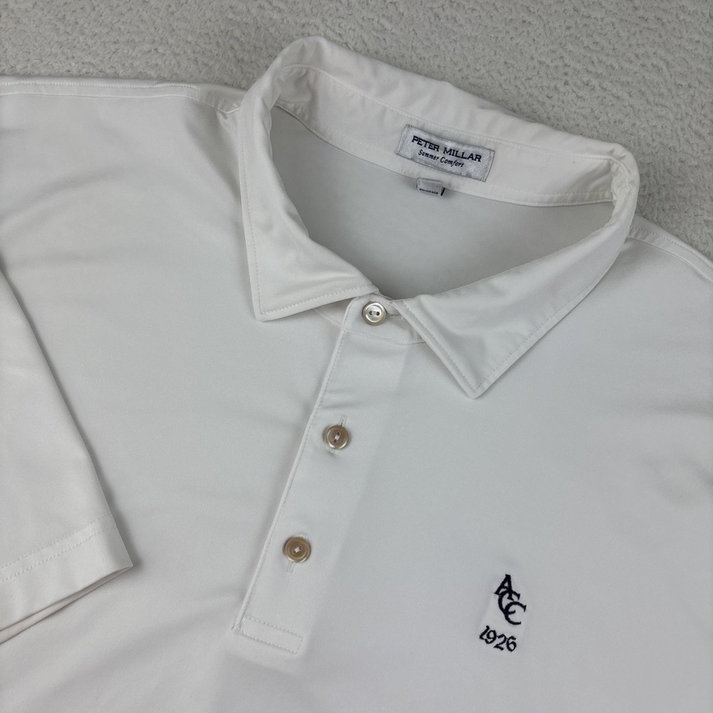 ATHENS COUNTRY CLUB x PETER MILLAR Mens Polo Shirt XL Summer Comfort Golf ACC